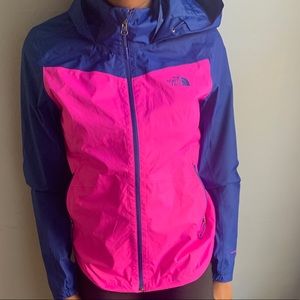 The North face rain jacket